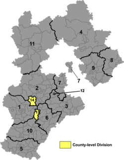 辛集市は地図中の13番