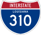 Interstate 310 marker