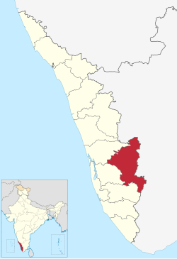 Location in Kerala