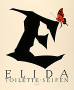 Poster for "Elida" toilet soap (1921)