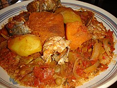 Couscous au poisson.