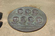 Mercury 7 plaque at the Mercury Monument