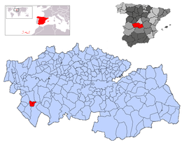 La Nava de Ricomalillo – Mappa