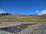 Photo from September 2018 looking from the Lamar River to the northeast toward Bison Peak