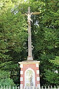 Le calvaire route de Landifay-et-Bertaignemont.