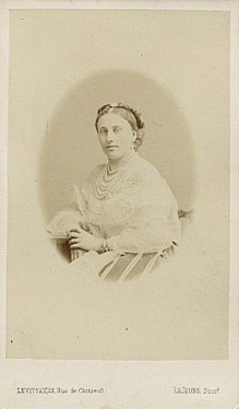 Photograph of the then Duchess of Manchester, Le Jeune, c. 1867