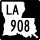 Louisiana Highway 908 marker