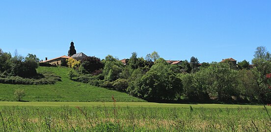 Vue en été.