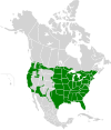 Aire de répartition de l'Achigan à grande bouche