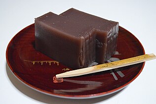 Azuki bean paste yōkan