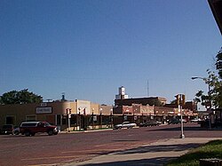 Downtown Oberlin, Kansas in 2001