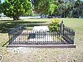 Isaac Bronson memorial outside the Bronson–Mulholland House