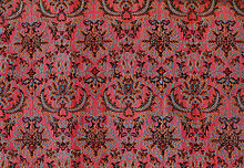 Persian Silk Brocade. Brocade weaver: Seyyed Hossein Mozhgani, 1974, Ministry of Culture and Art, Iran.
