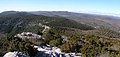 Le causse du Larzac vu depuis le sommet de Peyre Martine.