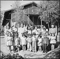 Hopi Indians at the Poston Center in September 1945, after it was turned over to the Colorado River Indian Reservation.