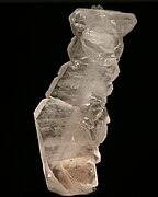 Quartz « à âme » Massif de L'Oisans - France (10,2 × 4,7 cm).