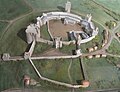 Maquette du château de Ponteefract, Yorkshire.