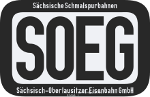 Logo Sächsisch-Oberlausitzer Eisenbahngesellschaft 2016