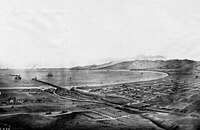 Sketch of Santa Monica, 1875.