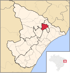 Aquidabã – Mappa