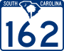 South Carolina Highway 162 marker