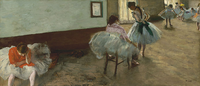 The Dance Lesson, by Edgar Degas