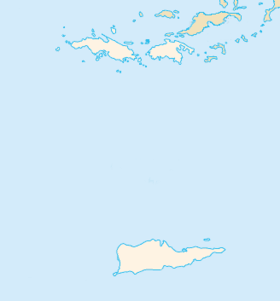 Localización en las islas Vírgenes