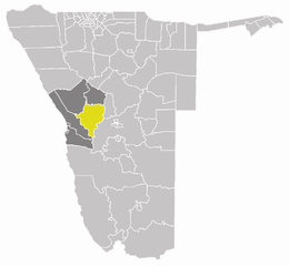 Distretto elettoraale di Karibib – Localizzazione