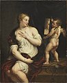 Venus and Cupid, painting (c. 1650–1700) by Peter Paul Rubens