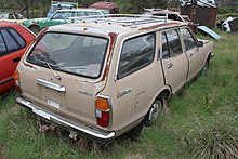 Datsun 200B GL station wagon (Australia; rear view)