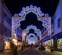 Lumières de Noël à Montbéliard (décembre 2013).