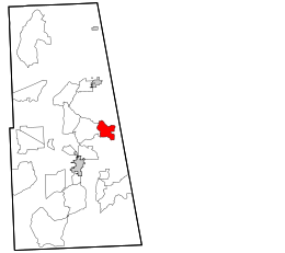 Location within Adair County and the state of Oklahoma