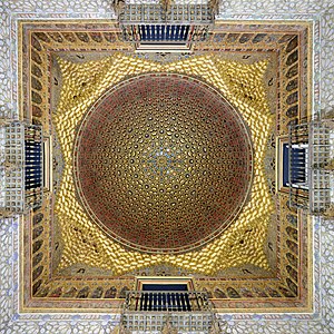 Ceiling of Alcázar of Seville, by Alvesgaspar