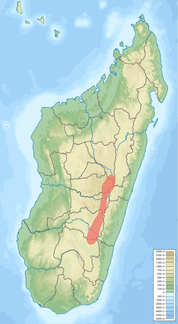 Distribución aproximada (Madagascar)