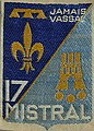 Insigne du CJF 17 (3e modèle).