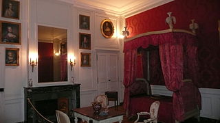 Chambre de la Marquise 1er étage du château.