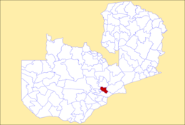 Distretto di Chongwe – Mappa