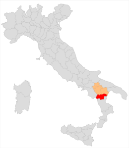 Circondario di Lagonegro – Localizzazione