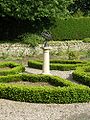 Sundial in the formal gardens