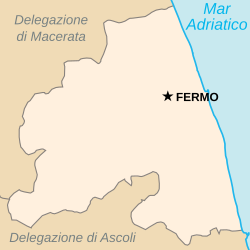 Delegazione di Fermo – Mappa