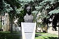 Estreya Ovadia's bust located where the Kal Di Aragon synagogue stood in Bitola