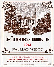 Les Tourelles de Longueville (le second vin).