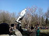 Toppling of the statue of Lenin in Khmelnitsky, 21 February 2014.