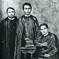 Mariano Gómez, José Burgos, and Jacinto Zamora, collectively known as Gomburza