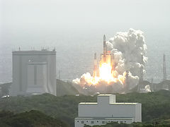 H-IIA Flight 13 (Kaguya) launching KAGUYA from LP-1, 2007