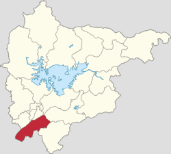 Location inside of Miyun District