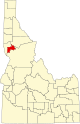 State map highlighting Lewis County