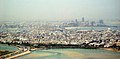 Image 17The cities of Muharraq (foreground) and Manama (background) (from Bahrain)