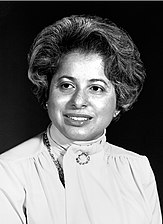 Patricia Roberts Harris, first African American woman to serve in the U.S. Cabinet