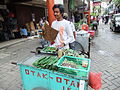 Penjual otak-otak di Pasar Baru